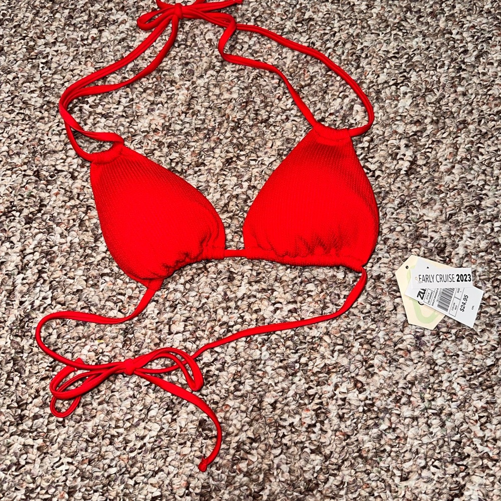 Zumiez Red Bikini Top